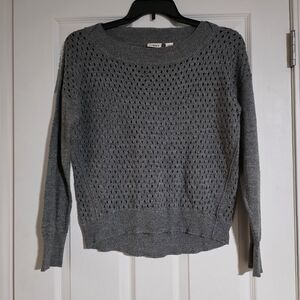 Cato Size L Womens Gray Women's Crew Neck Sweater